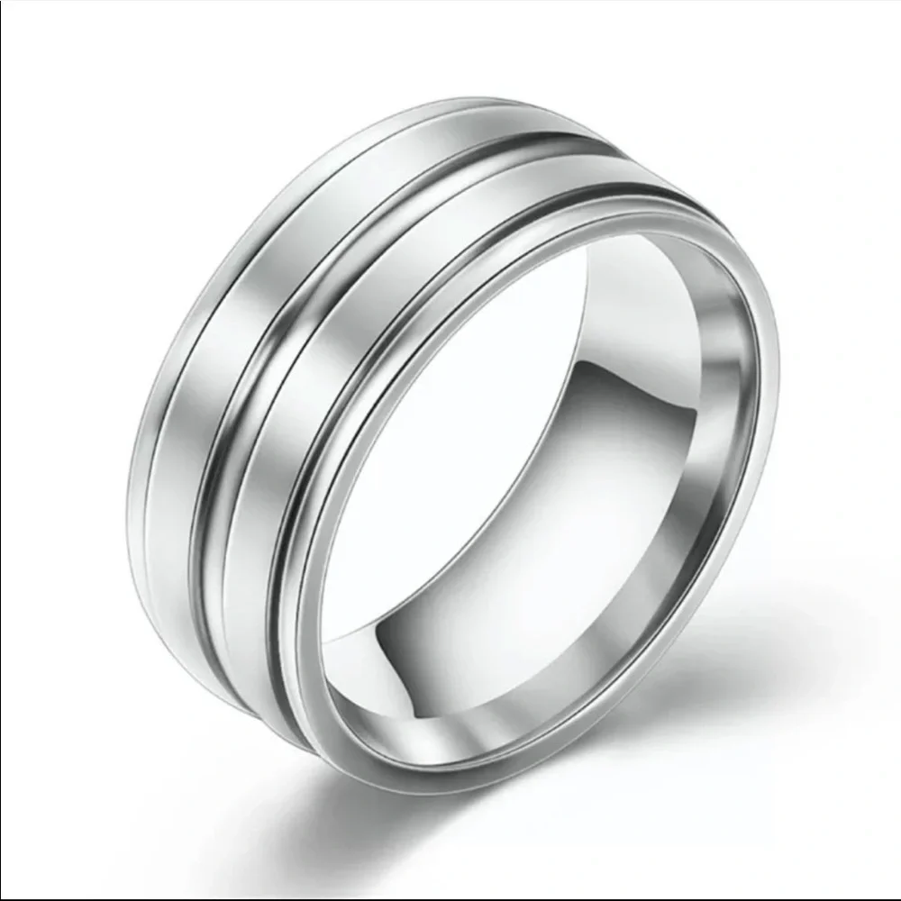 Stainless steel men ring